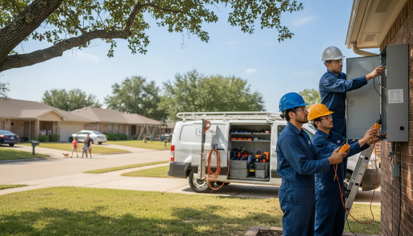 Certified electrician providing emergency electrical services in Shirland, IL